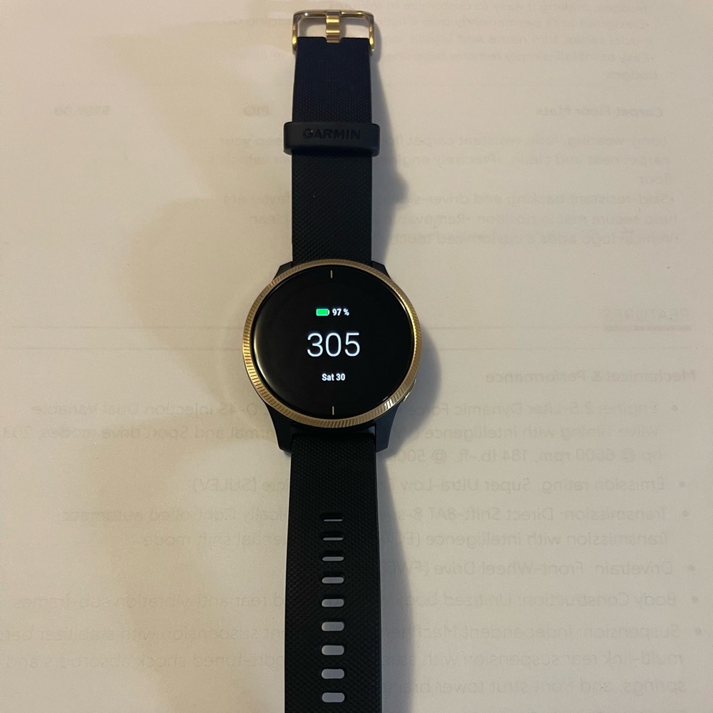 Garmin Venu GPS 43mm SmartWatch with Health Monitor Amoled Dsiplay